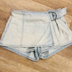 Free People Light Denim Shorts 4